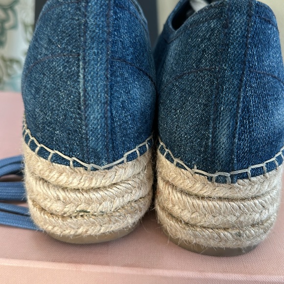 Miu Miu denim platform espadrilles - Picture 6 of 7